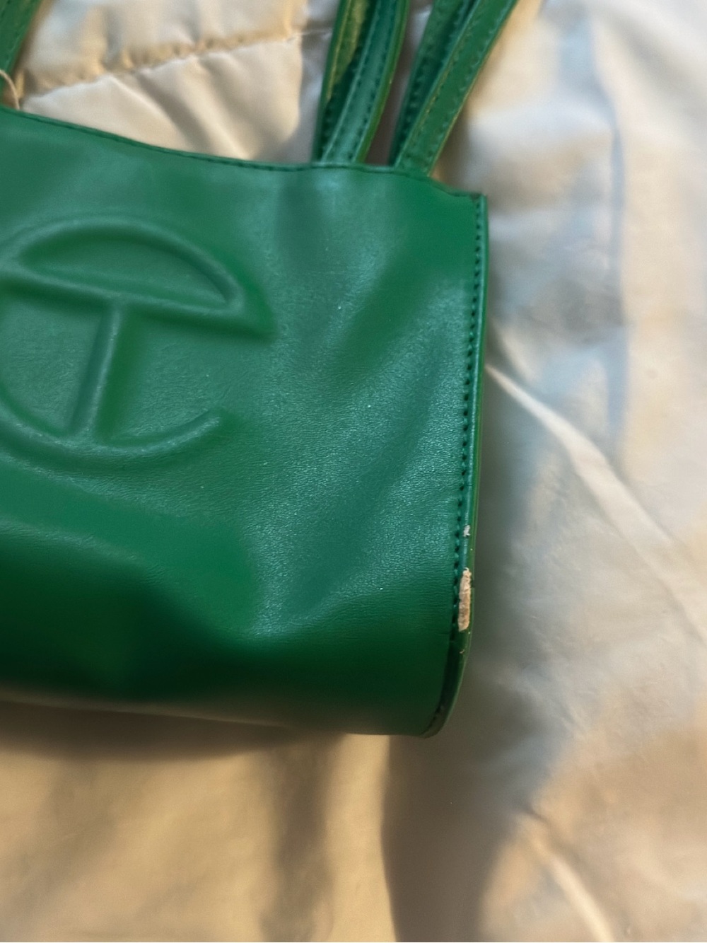 Telfar Small Green Logo Shopping Bag - Picture 2 of 5